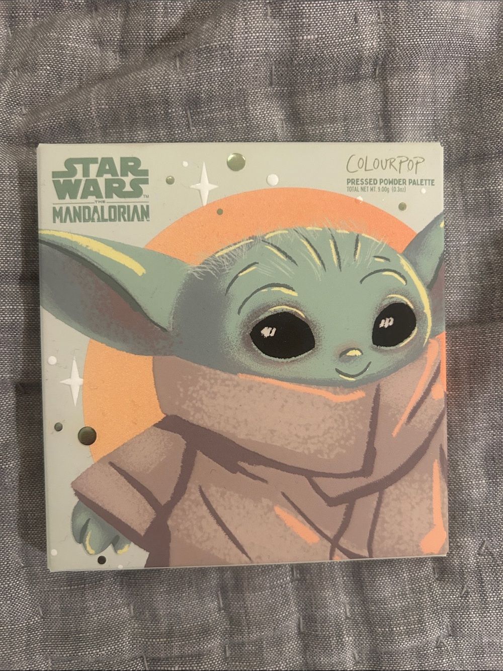 ColourPop The Mandalorian Grogu Eyeshadow Palette - Green, Peach, Tan